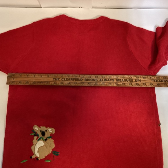 Quacker Factory Koala Bear Cardigan Sweater  Women’s size Medium - Picture 12 of 14